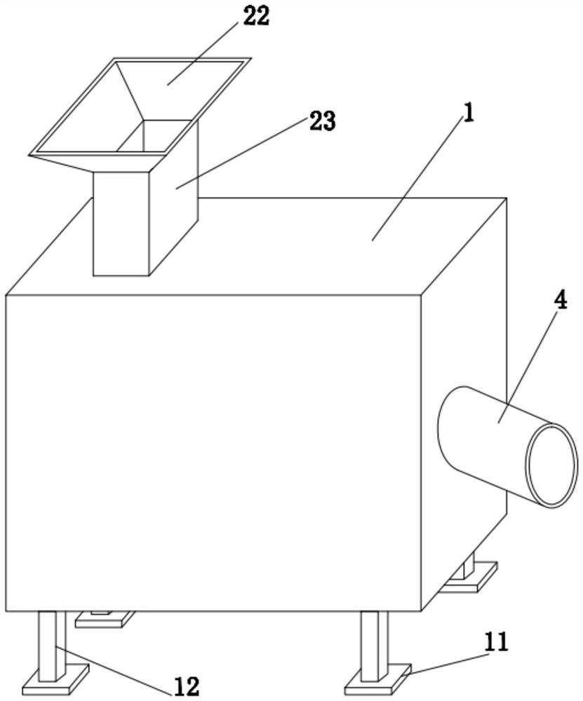 An integrated sorting and recycling device for construction waste