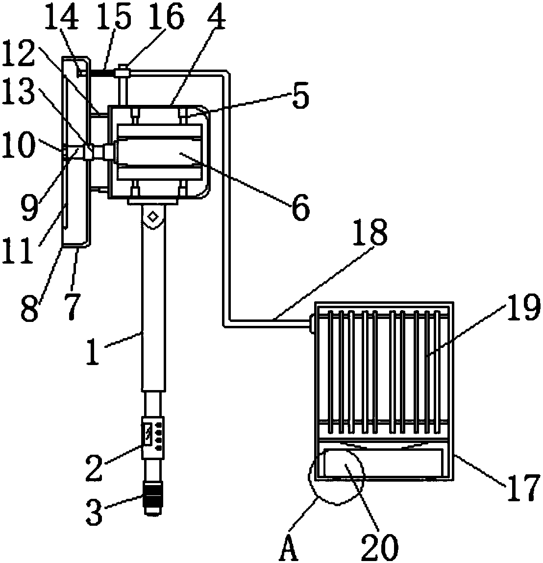 Wall polishing machine