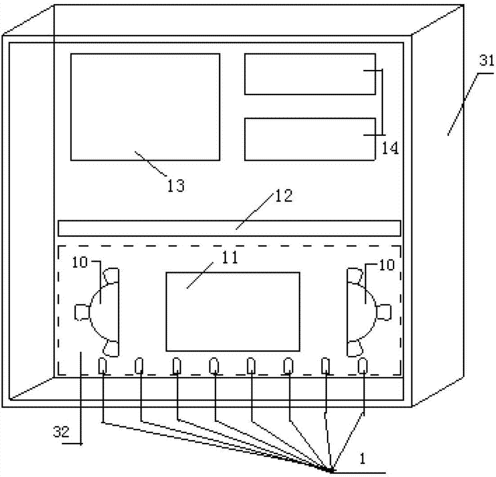 Optical fiber distribution case