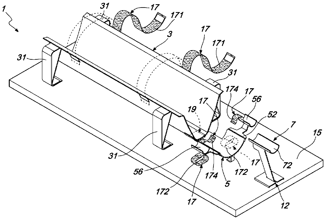 Veterinary fixing device for imaging diagnosis of feline