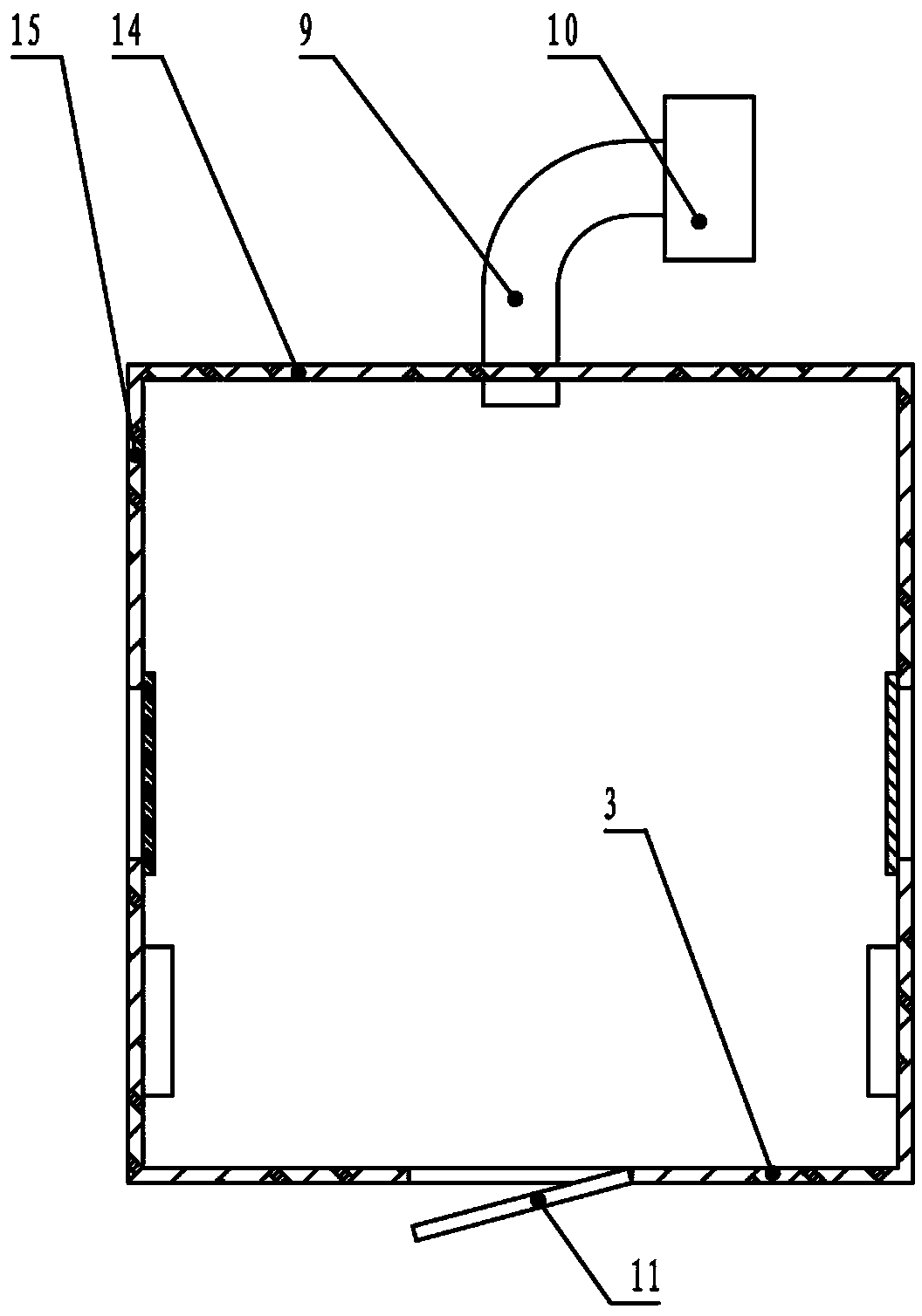 Aging bunker for Liubao tea