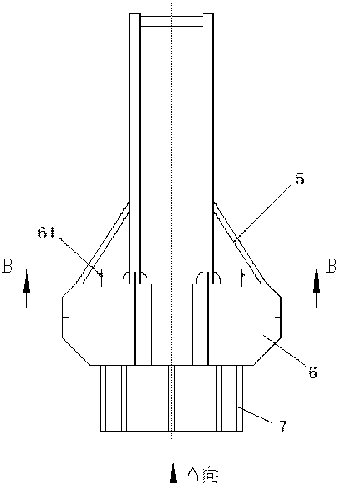 Floating lighthouse type natural-vibration-frequency-adjustable wave-energy directly-driven power generation device