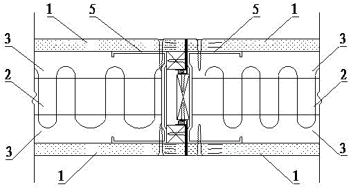 Construction method of a unit-assembled skeleton partition system