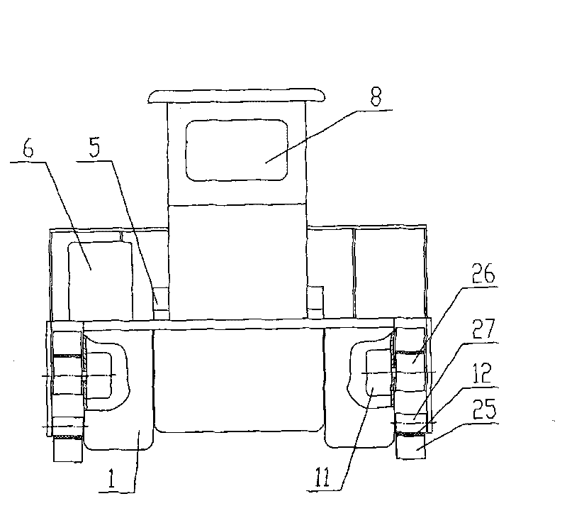 Amphibious type multi-functional floater salvaging device