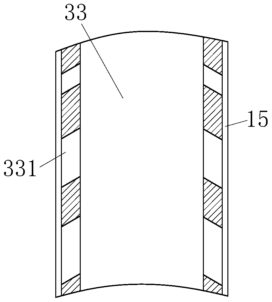 Solid particle chemical raw material crushing recycling device