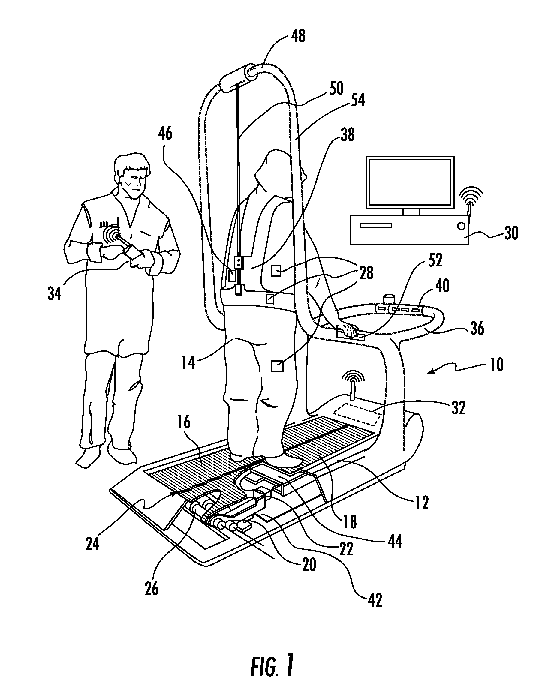 Training system and method using a dynamic perturbation platform