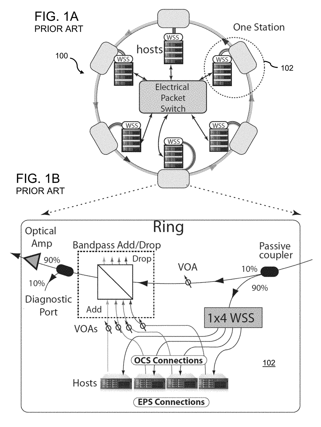 Multi-mode waveguide using space-division multiplexing