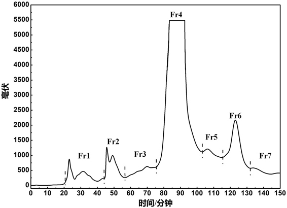 Separation process and application of natural free radical scavengers from Saxifrage tangutica