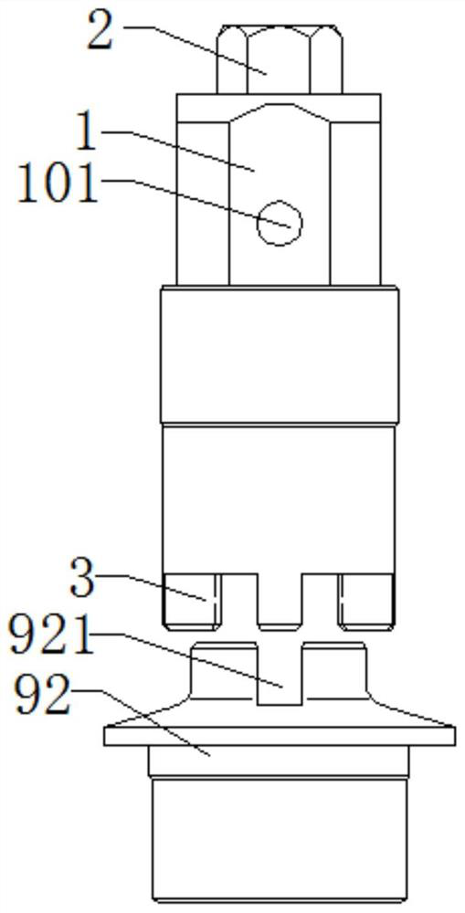 Locking nut assembling tool assembly for aircraft actuator cylinder maintenance