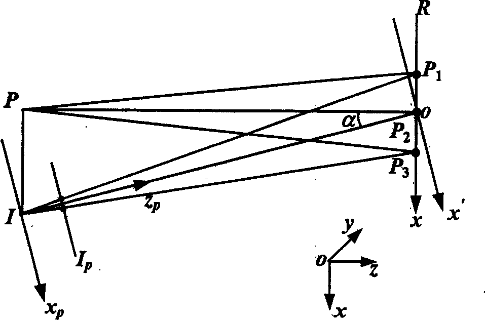 Three-dimensional digital imaging method based on space lattice projection