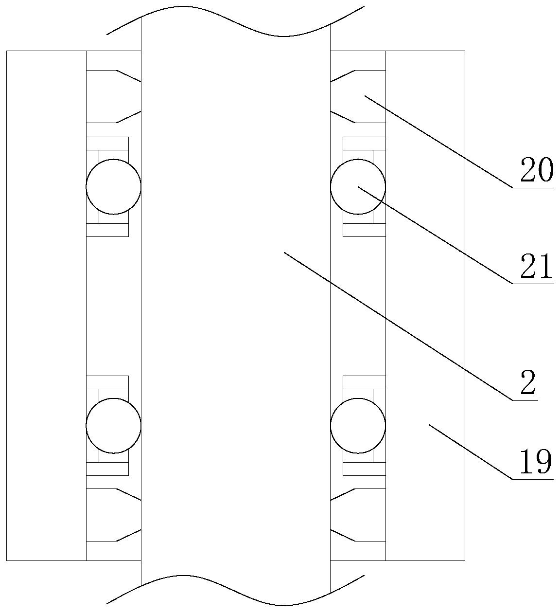 Vibration reduction type industrial personal computer with dustproof function for software testing