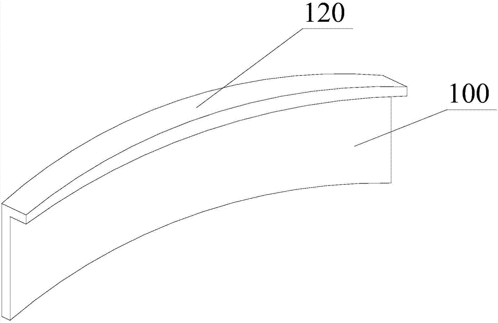 Bending device for circular arc coaming plate of radiator air guide cover