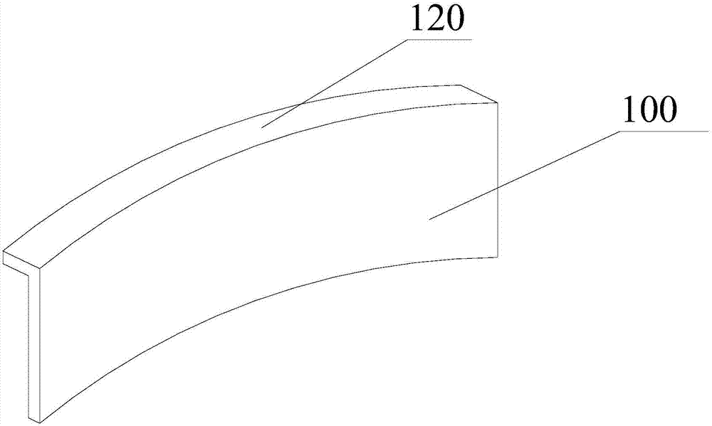 Bending device for circular arc coaming plate of radiator air guide cover