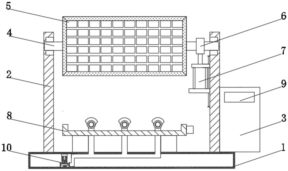 Self-cleaning solar power generation panel