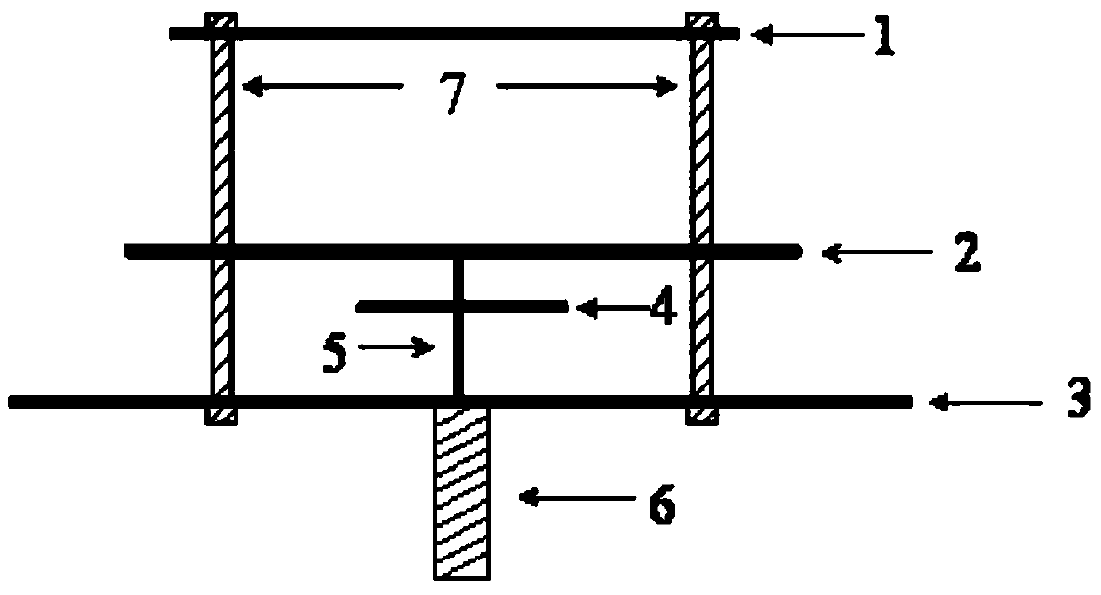 A kind of digital TV transmitting antenna based on e-type patch