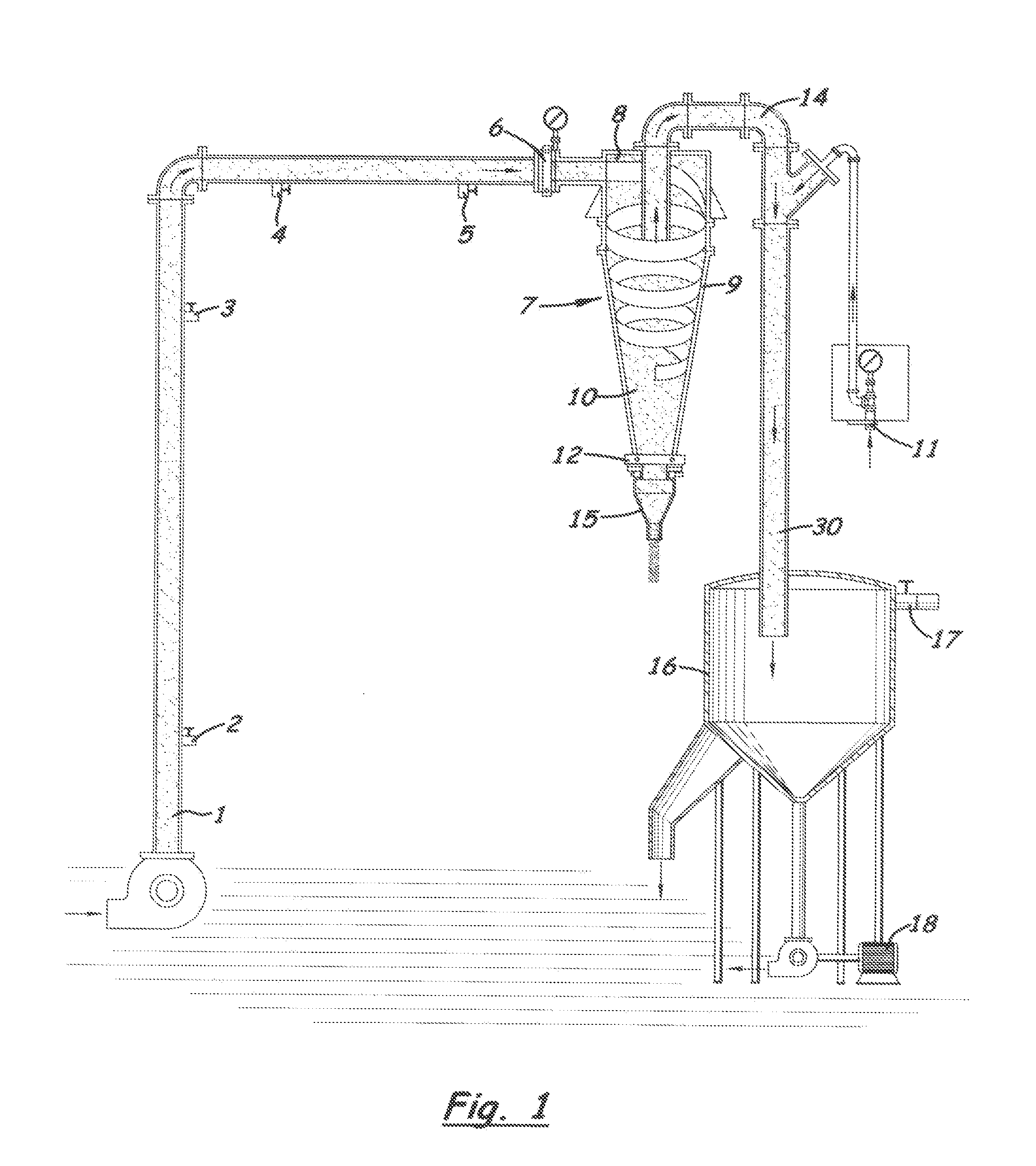 Method for enhancing cyclonic vessel efficiency with polymeric additives