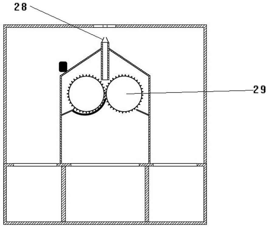 Comprehensive recovery device for waste garbage of nurse station