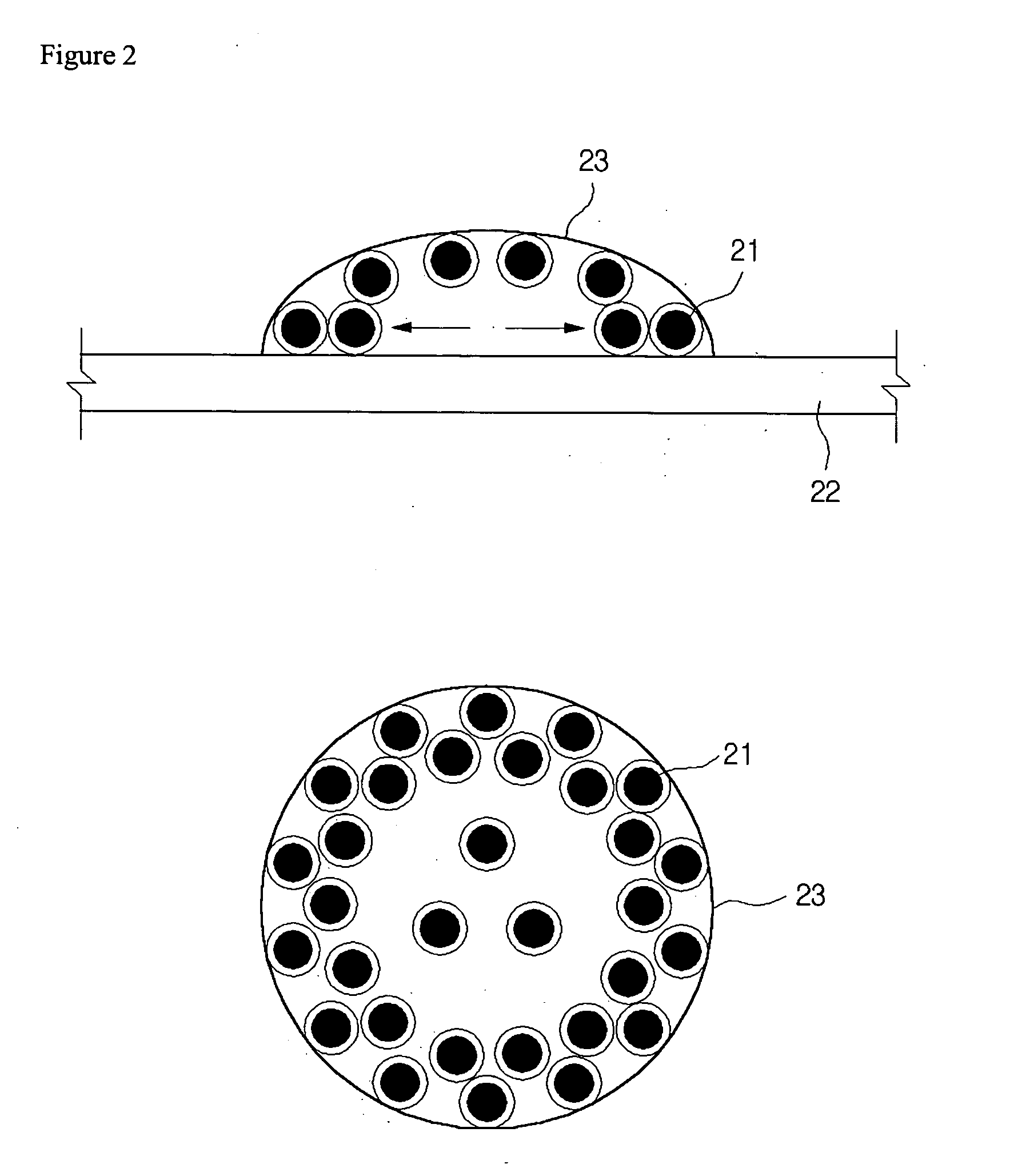 Nanoparticles, conductive ink and circuit line forming device