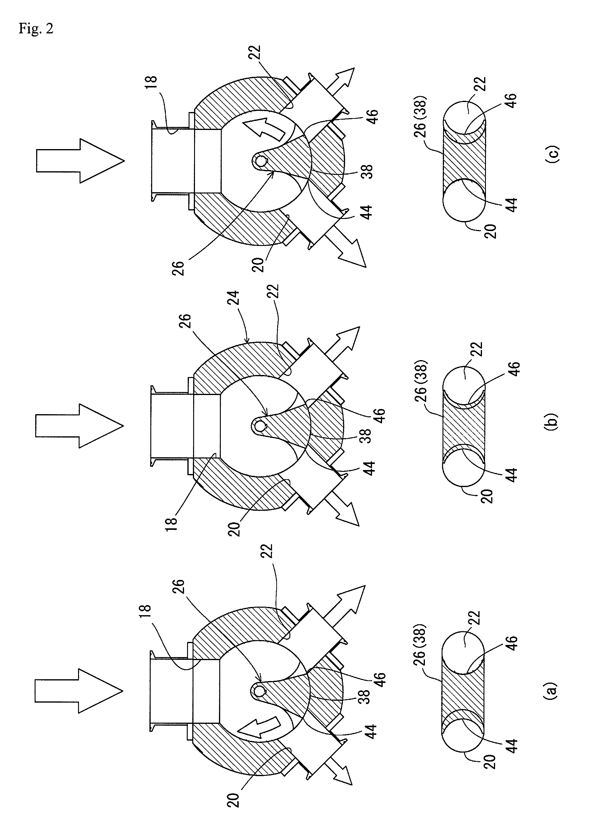 Kneaded dough dividing apparatus