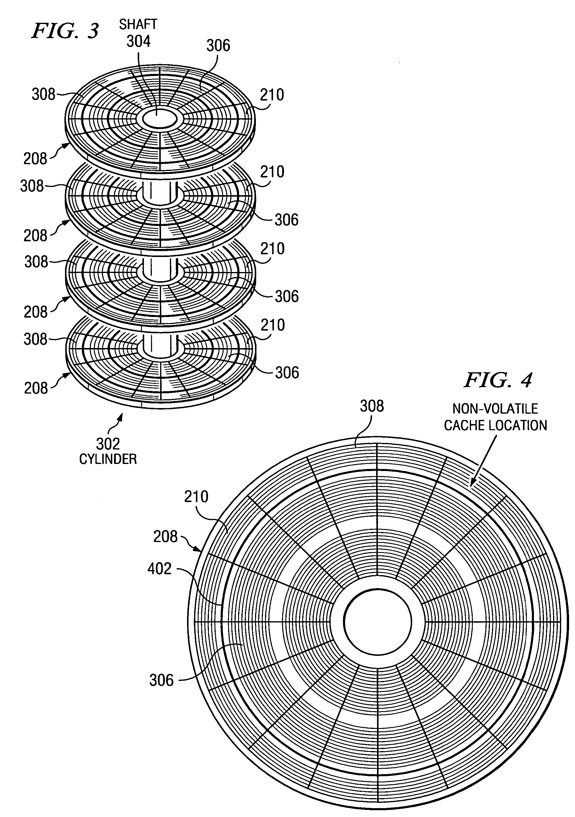 Method and apparatus using hard disk drive for enhanced non-volatile caching