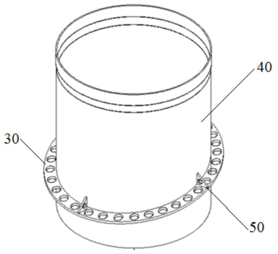 Flow distribution structure of steam generator