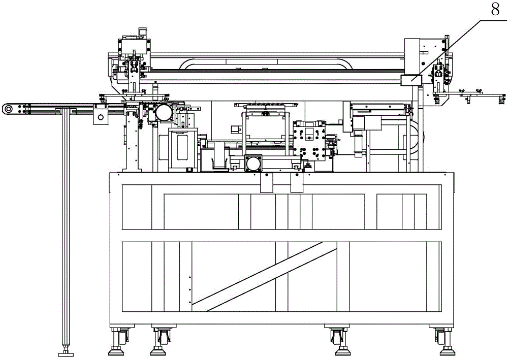 Full-automatic AOI particle indentation detection machine