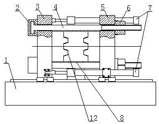 Special stack mold injection molding machine for template opposite-opening mold moving middle injection