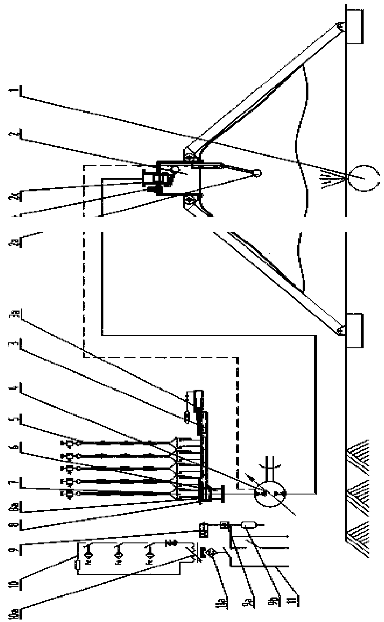 Deep-water underwater oil leakage collection-storage device and application method thereof