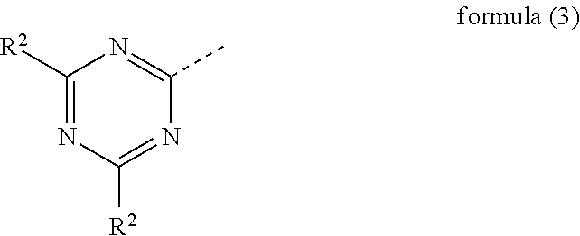 Organic electroluminescent device comprising triazine derivatives