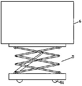 Efficient wall face grinding device for architectural decoration and finishing