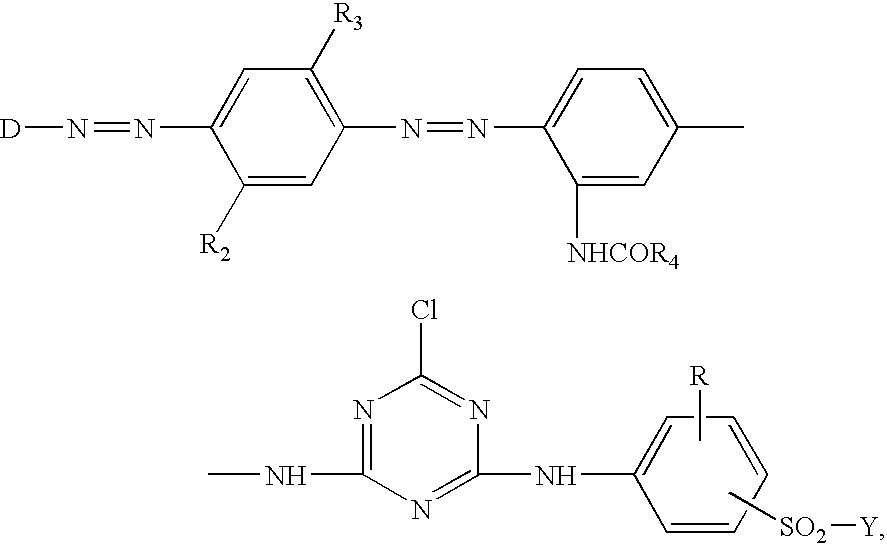 Dye composition and the use thereof