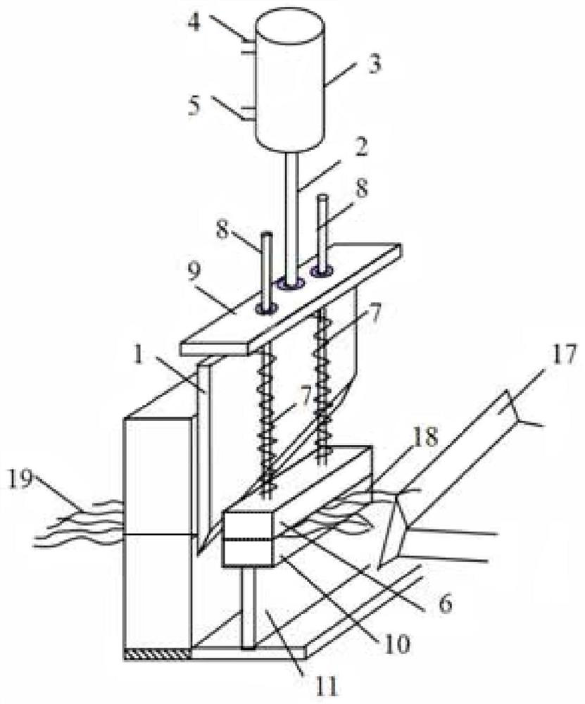 An external guillotine-type fiber bundle cutting mechanism for beam strength meter and its application