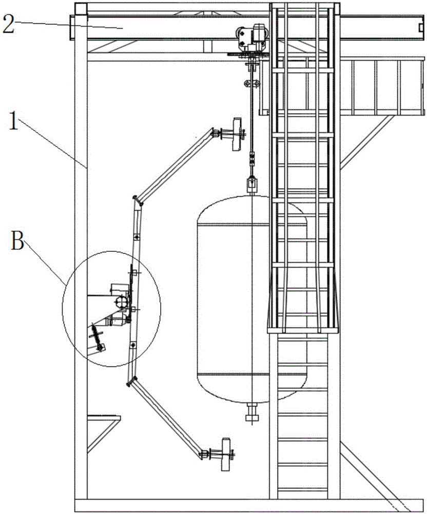 Full-automatic tank winding machine