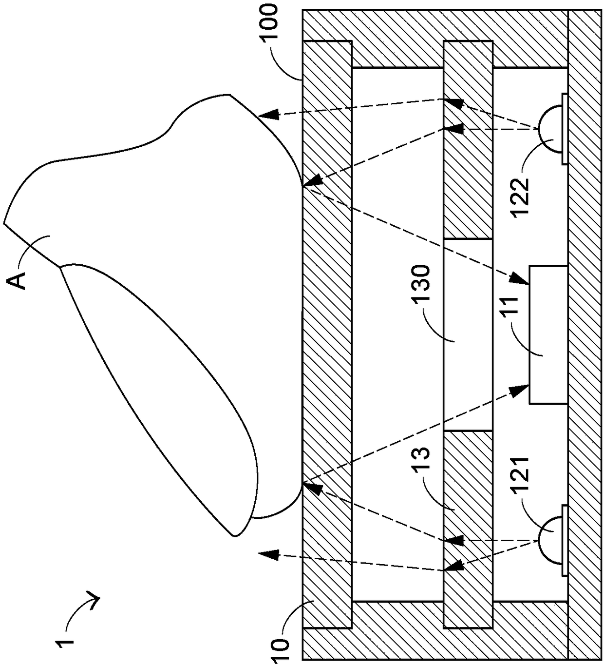 Optical fingerprint recognition module