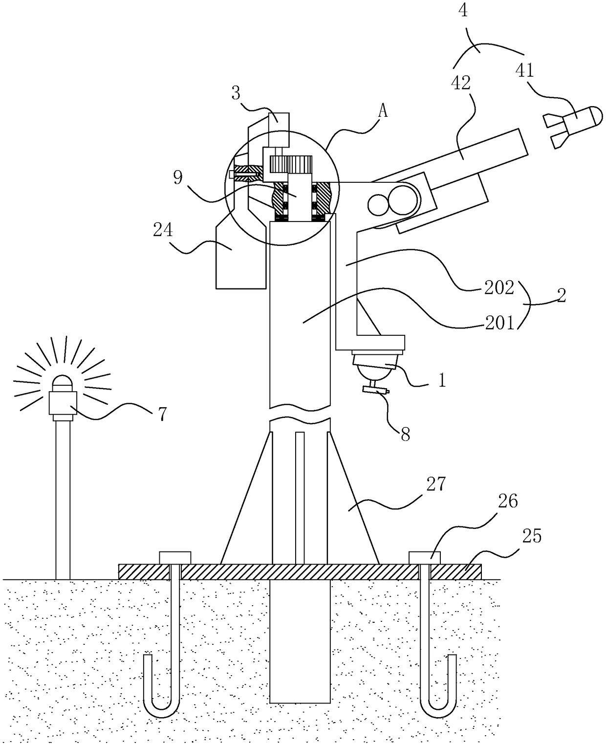 Engineering supervision construction management informationization device