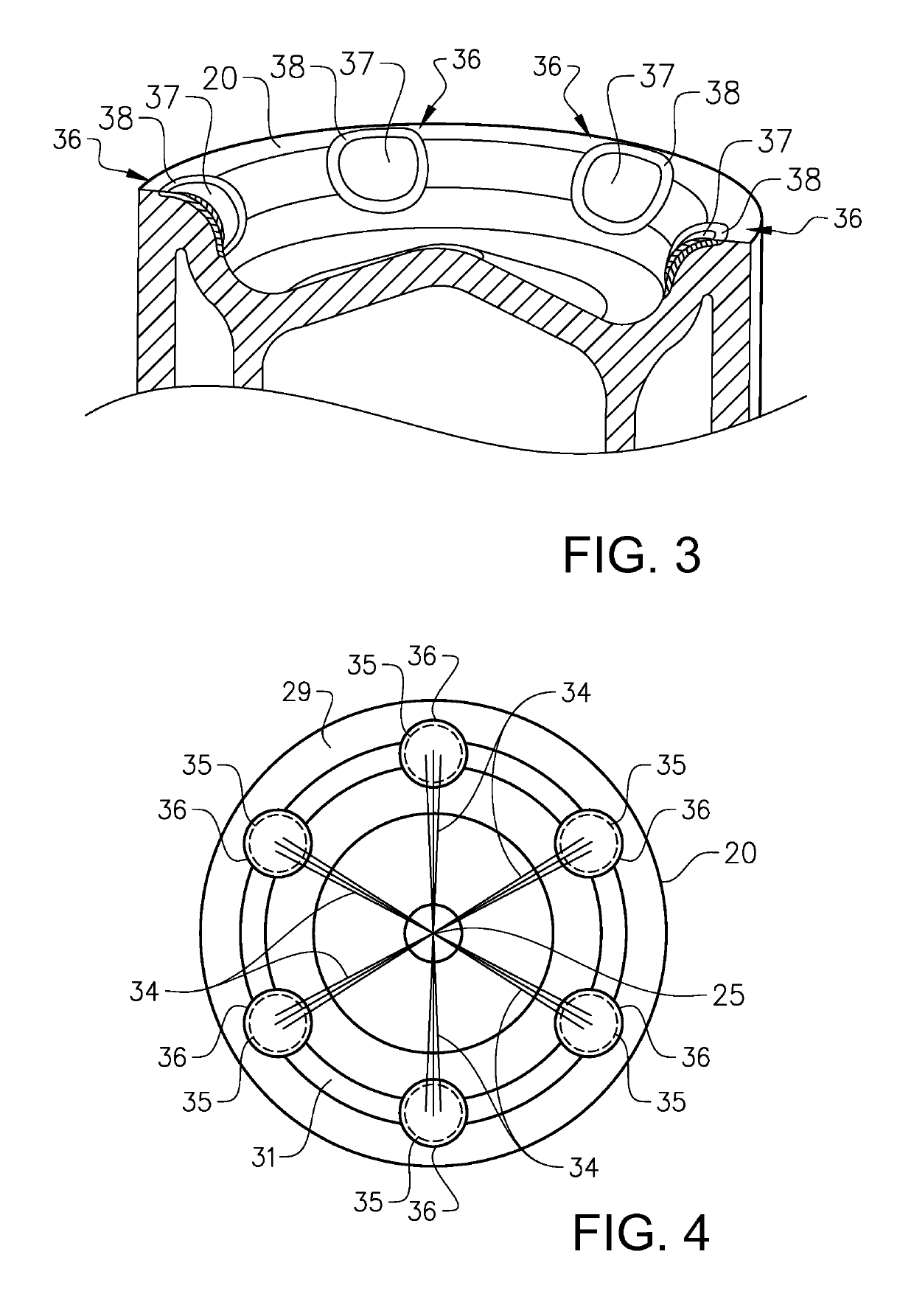 A piston for a cylinder for an internal combustion engine