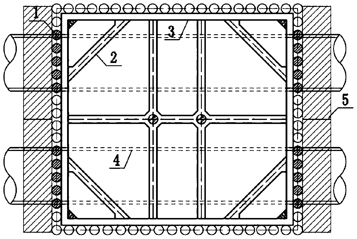 Shield before well construction method of underground comprehensive pipe gallery structure