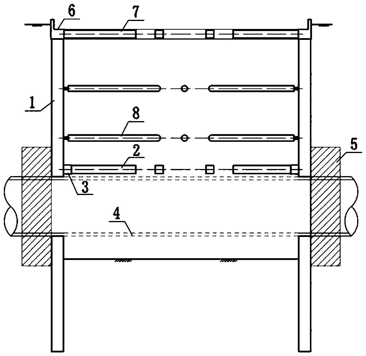 Shield before well construction method of underground comprehensive pipe gallery structure