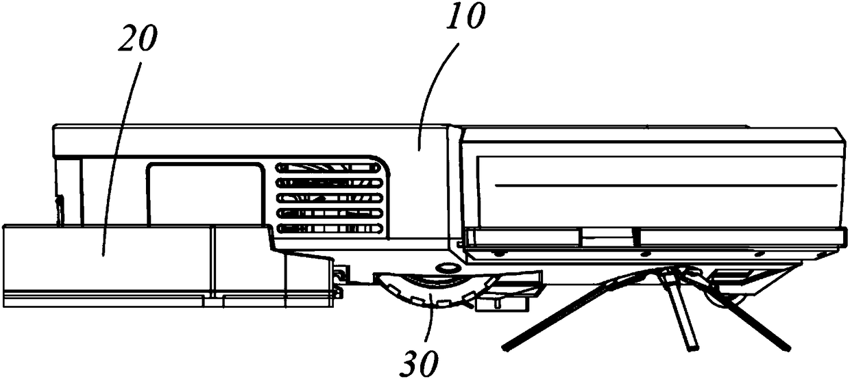 Water tank and cleaning device with same