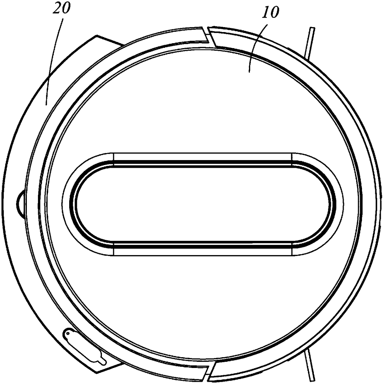 Water tank and cleaning device with same