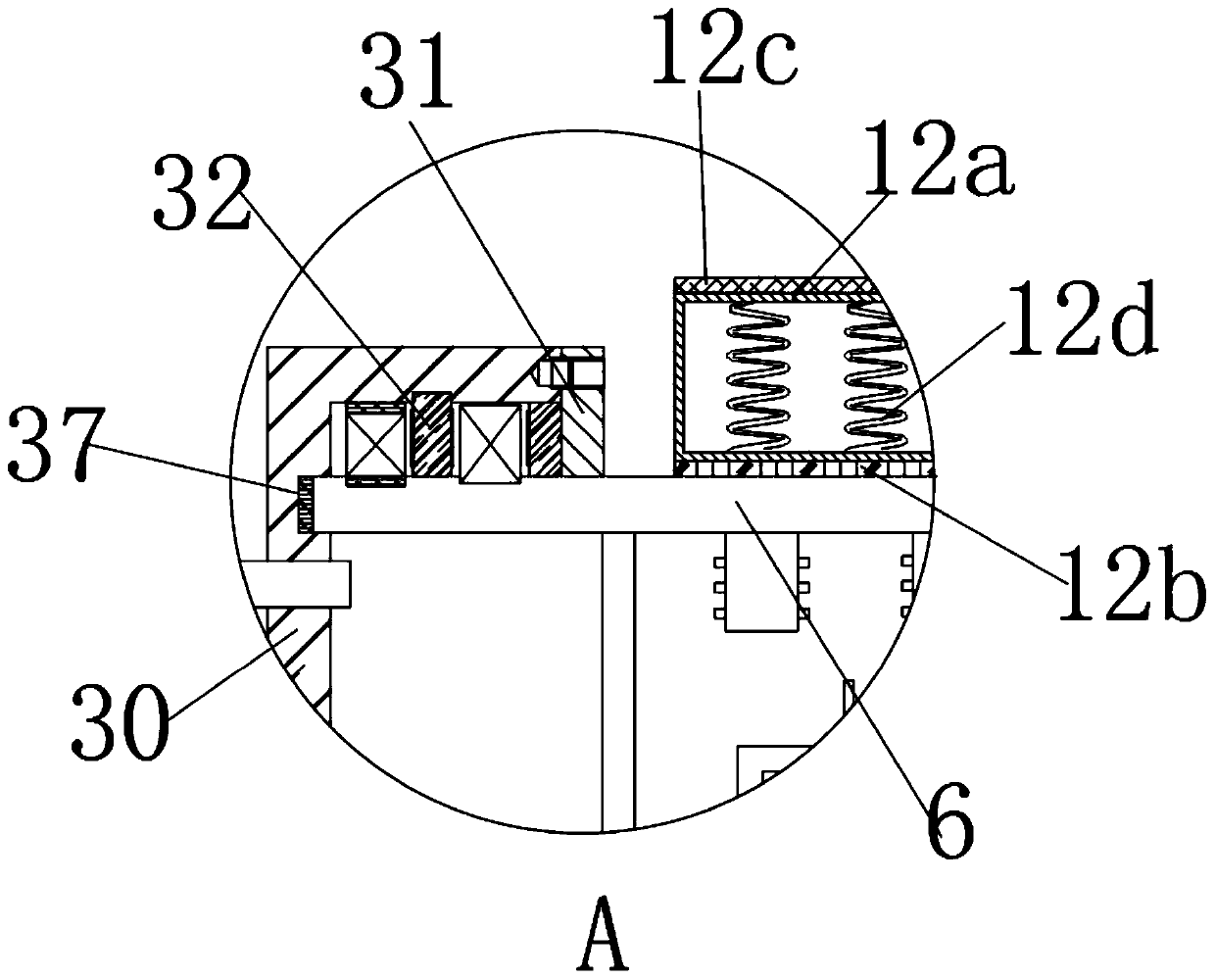 Drum-type thermal-insulation fermentation device used for production of bio-organic fertilizer