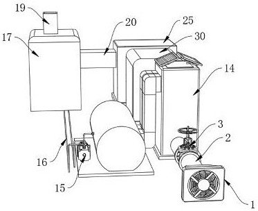 Novel environment-friendly waste gas emission device