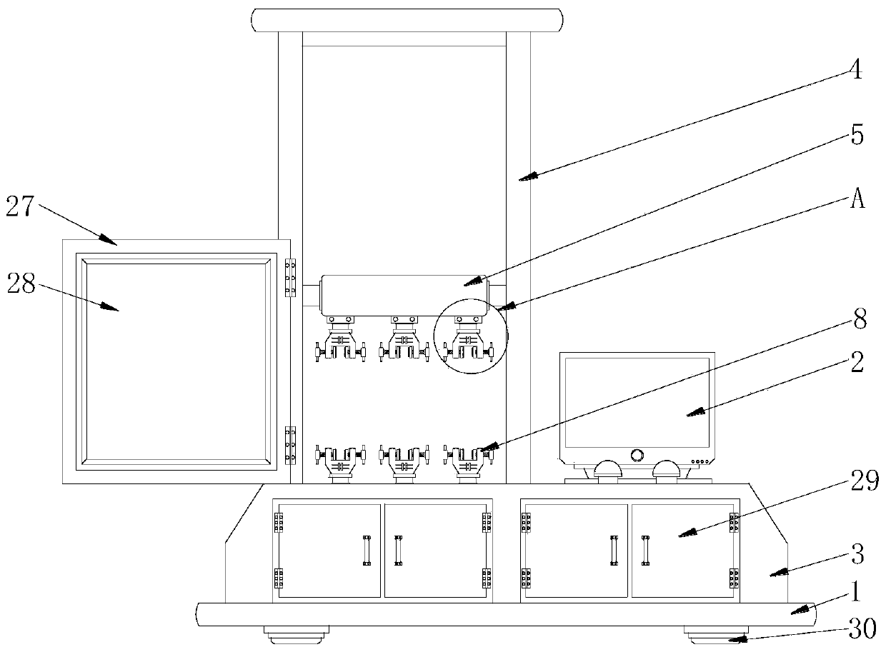 Electronic tension testing machine