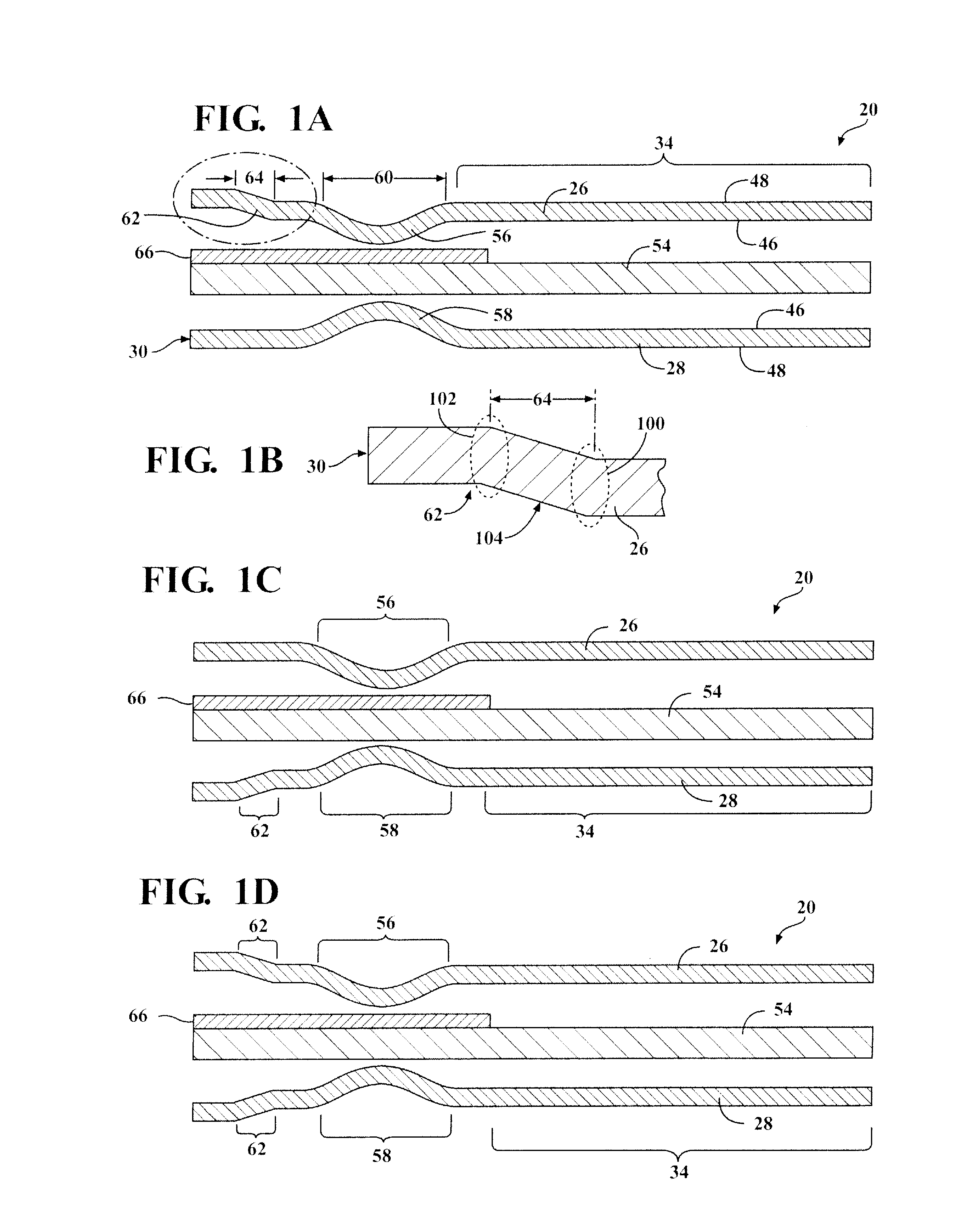 Elastic sealing member radially inwardly of primary sealing bead