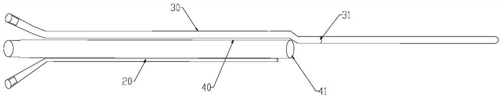 Multifunctional cleaning device with three cavities and one bag