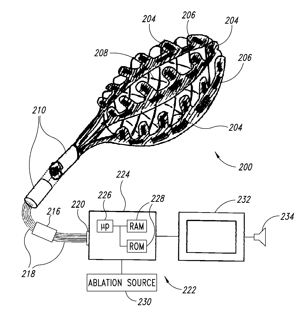 Medical device for use in bodily lumens, for example an atrium