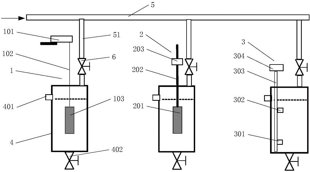 Concentration detection system adopting fusion technology and detection method thereof