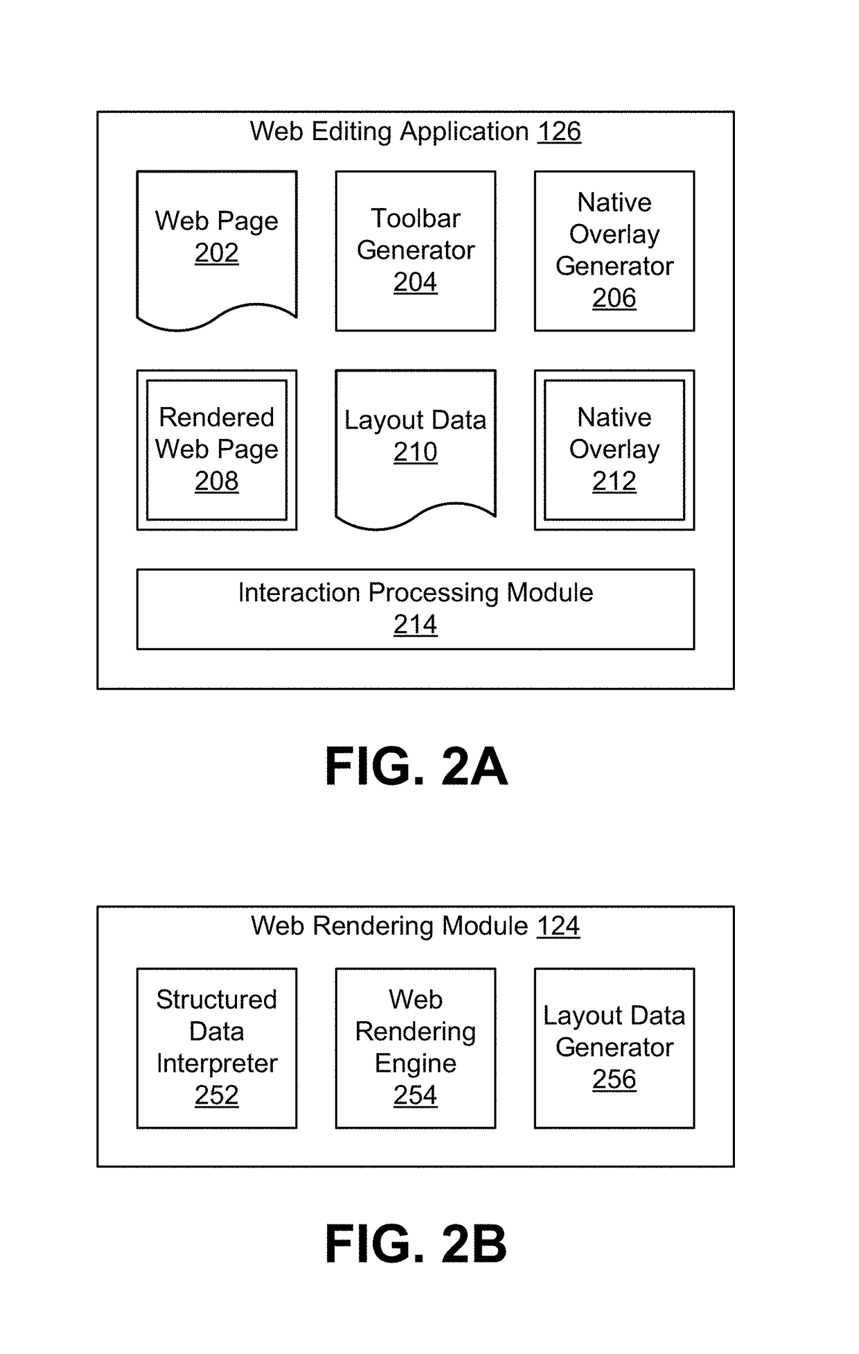 User interface for editing web content