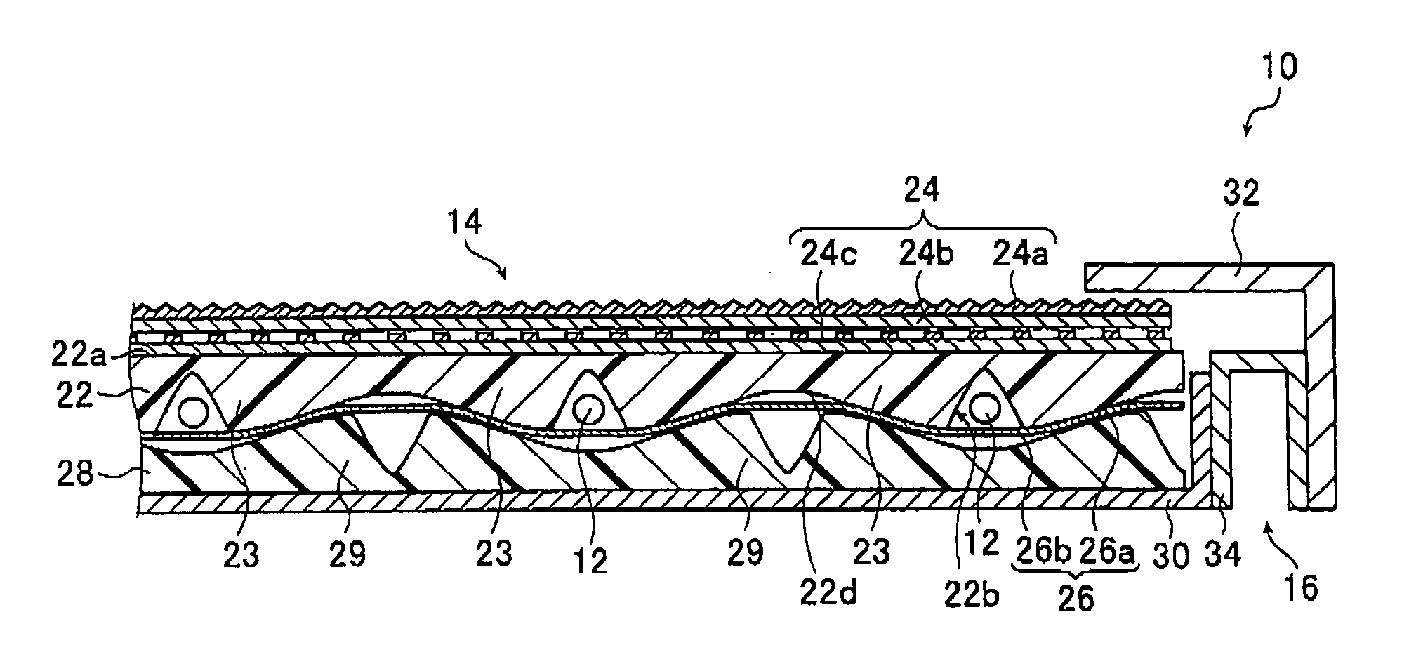 Planar lighting device