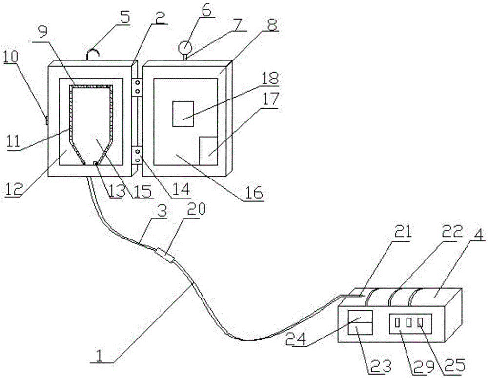 Transfusion nursing device used for internal medicine